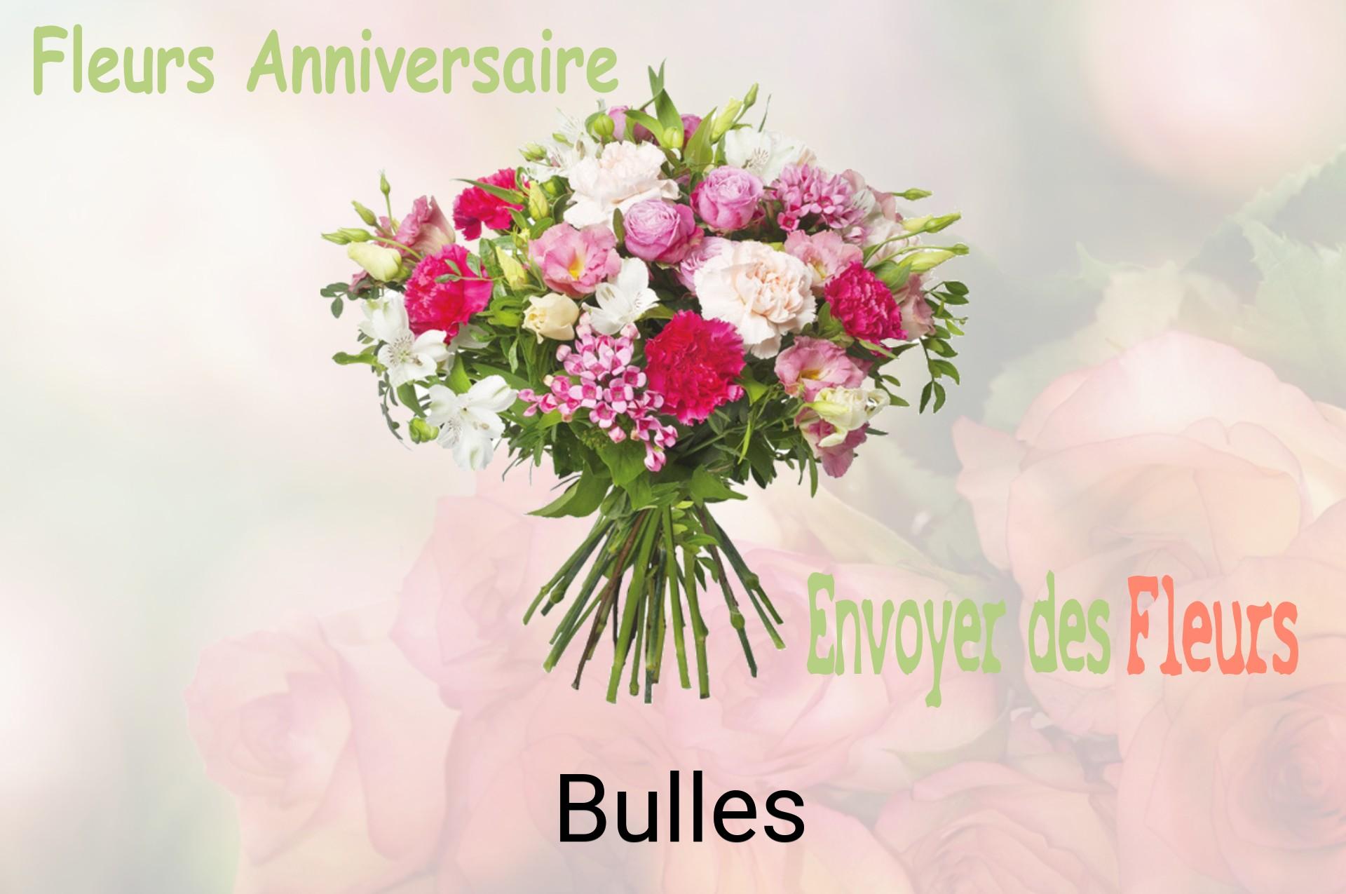 Bouquet de fleurs d’anniversaire livré à Bulles