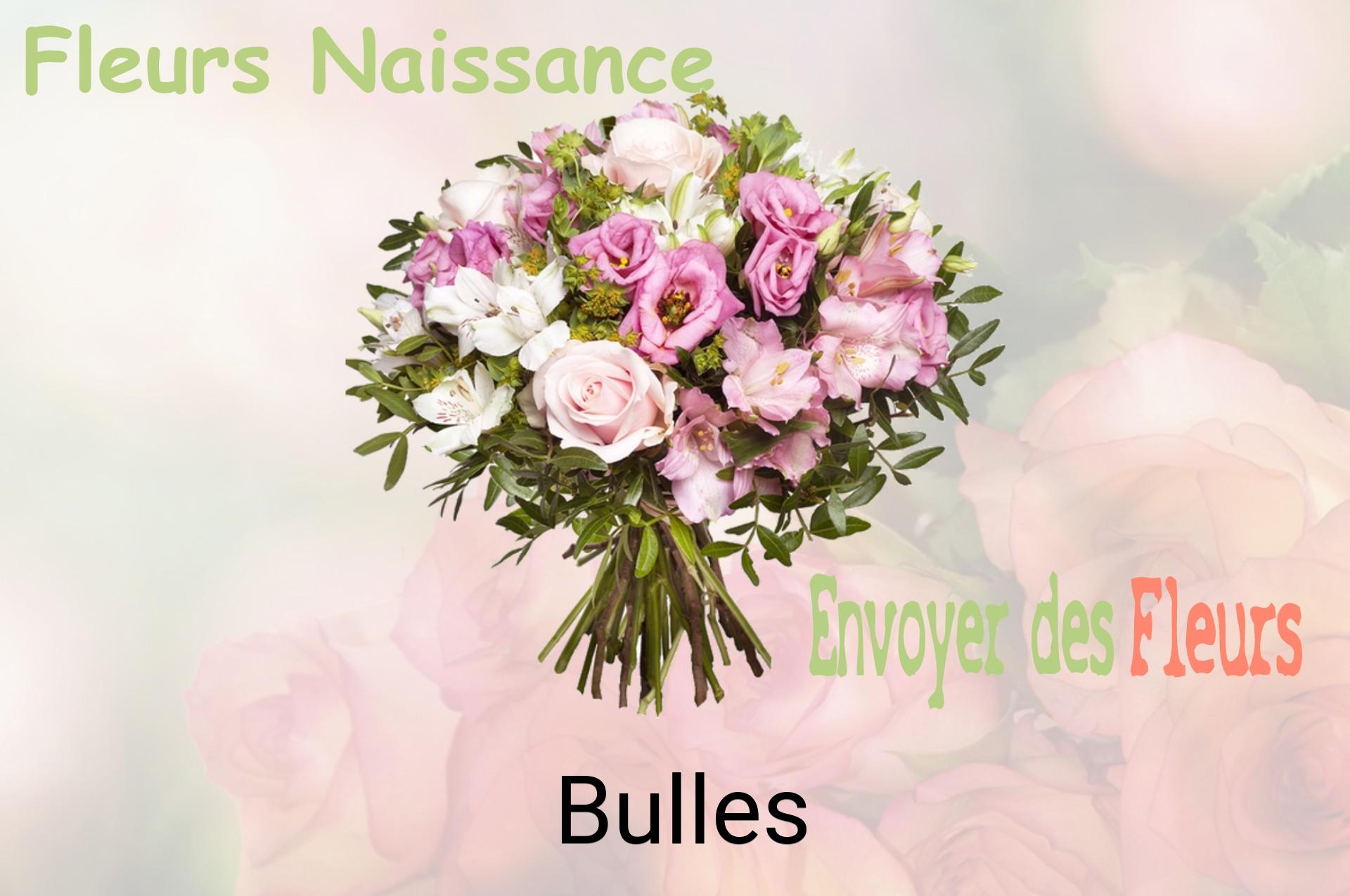 Bouquet de fleurs de naissance livré à Bulles